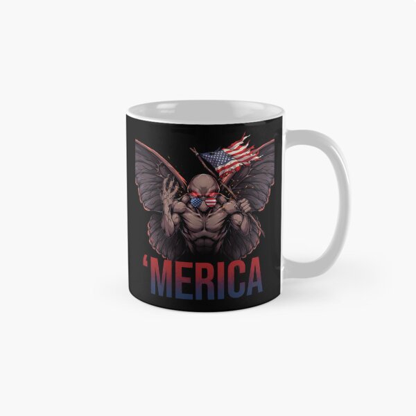 Item preview, 'Merica Mothman Patriotic Tee v12 designed and sold by DarylWelsh2024.