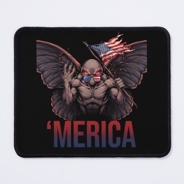 Item preview, 'Merica Mothman Patriotic Tee v12 designed and sold by DarylWelsh2024.