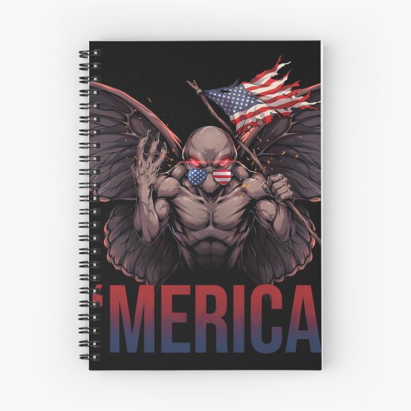 Item preview, 'Merica Mothman Patriotic Tee v12 designed and sold by DarylWelsh2024.