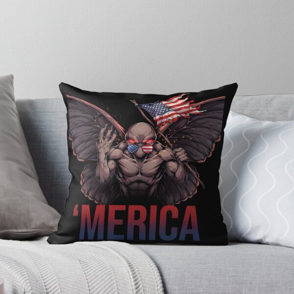 Item preview, 'Merica Mothman Patriotic Tee v12 designed and sold by DarylWelsh2024.