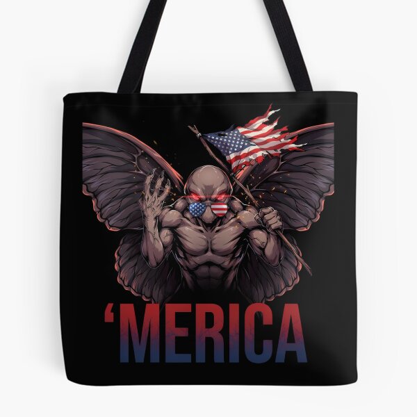 Item preview, 'Merica Mothman Patriotic Tee v12 designed and sold by DarylWelsh2024.
