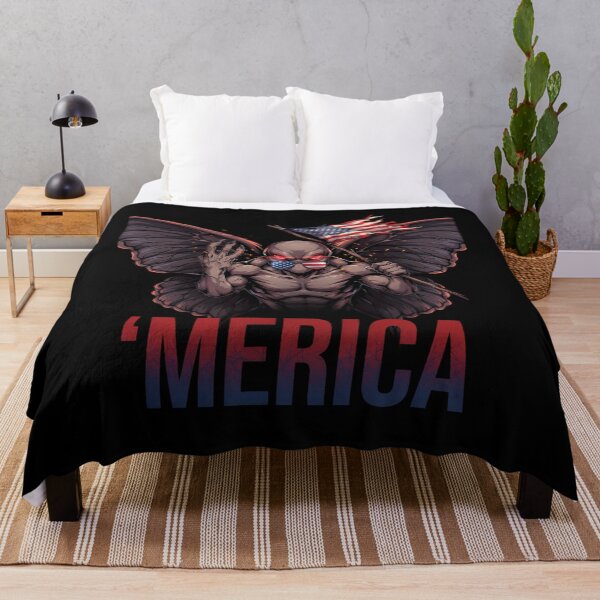 Item preview, 'Merica Mothman Patriotic Tee v12 designed and sold by DarylWelsh2024.