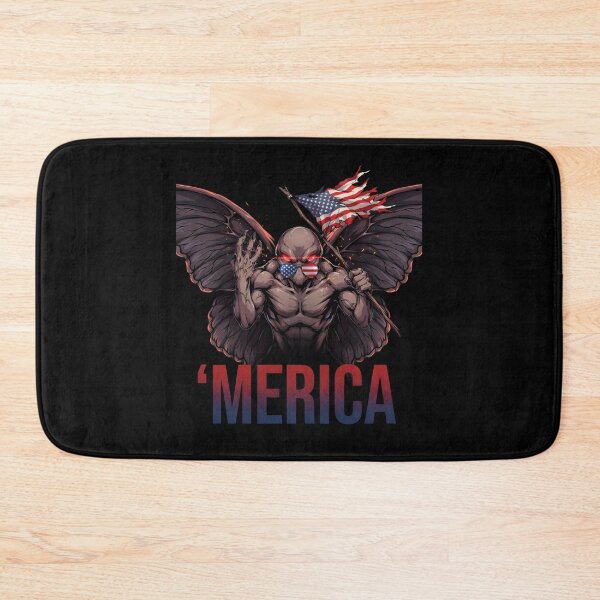 Item preview, 'Merica Mothman Patriotic Tee v12 designed and sold by DarylWelsh2024.