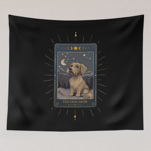 Item preview, Funny Wirehaired Dachshund Tarot Card Dog Mothers Day Mom designed and sold by rafaeltto.
