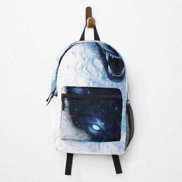 Item preview, Celestial Frost Wolf – Blue Cosmic Moon Fantasy designed and sold by RON-FASHION.