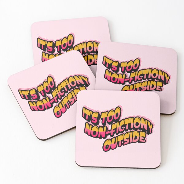 Item preview, Retro book lover: "It's Too Non Fictiony outside" designed and sold by Festive Bug.