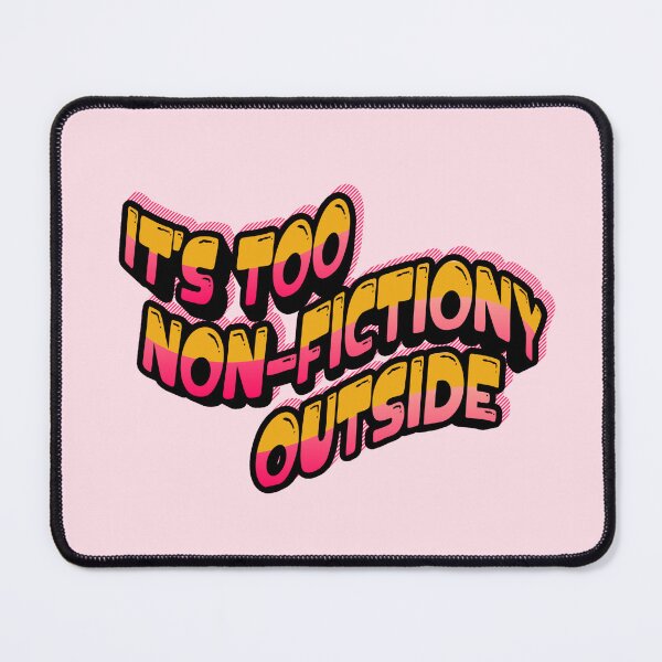 Item preview, Retro book lover: "It's Too Non Fictiony outside" designed and sold by Festive Bug.