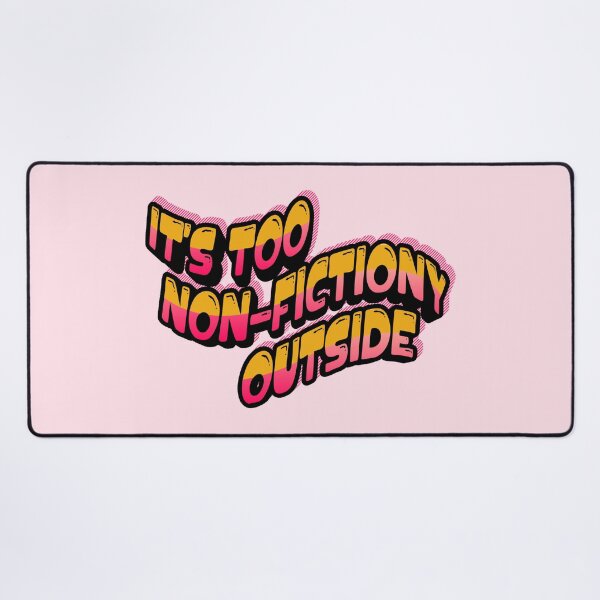 Item preview, Retro book lover: "It's Too Non Fictiony outside" designed and sold by Festive Bug.