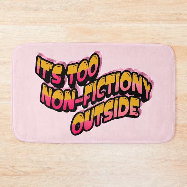 Item preview, Retro book lover: "It's Too Non Fictiony outside" designed and sold by Festive Bug.