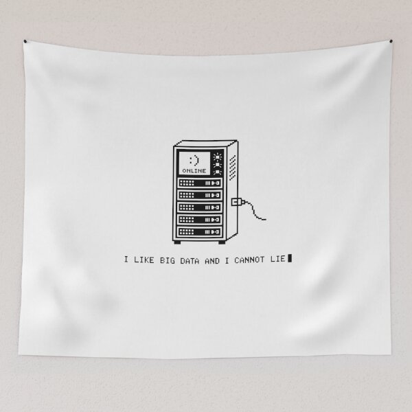 Item preview, I Like Big Data And I Cannot Lie - Funny Data Center Server Shirt designed and sold by deag1e ⭐.