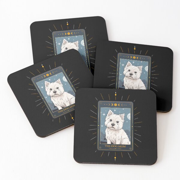 Item preview, Funny West Highland White Terrier Westie Tarot Card Dog Mothers Day Mom designed and sold by rafaeltto.