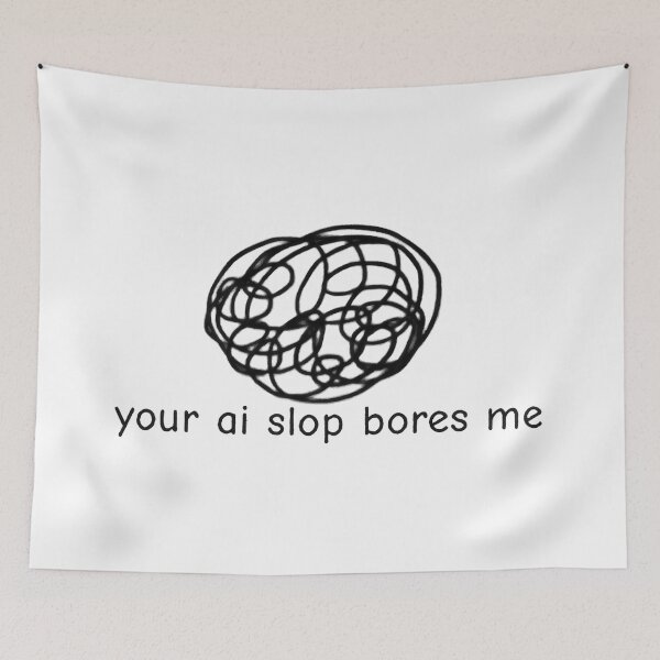 Item preview, Your AI Slop Bores Me Meme - Anti-AI - YASBM designed and sold by SpicesAndMemes.