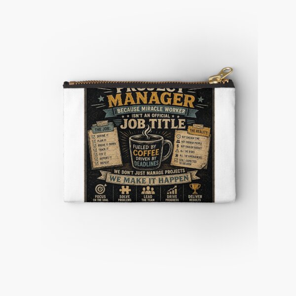 Item preview, Project Manager Fueled by Coffee Funny Project Management designed and sold by Eng-Art.