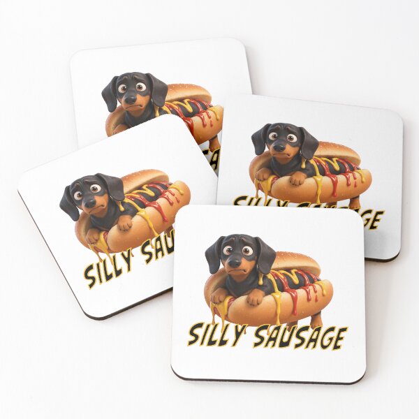 Item preview, Dachshund SILLY SAUSAGE  designed and sold by SmARTNiki.
