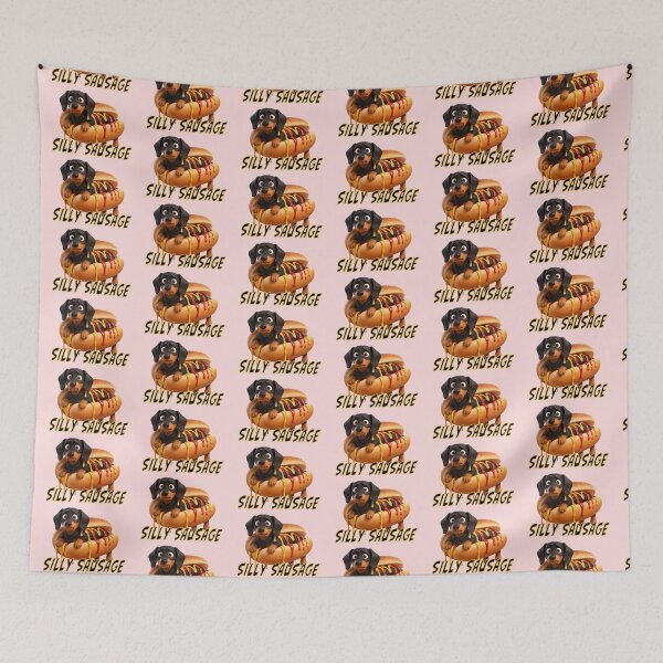 Item preview, Dachshund SILLY SAUSAGE  designed and sold by SmARTNiki.