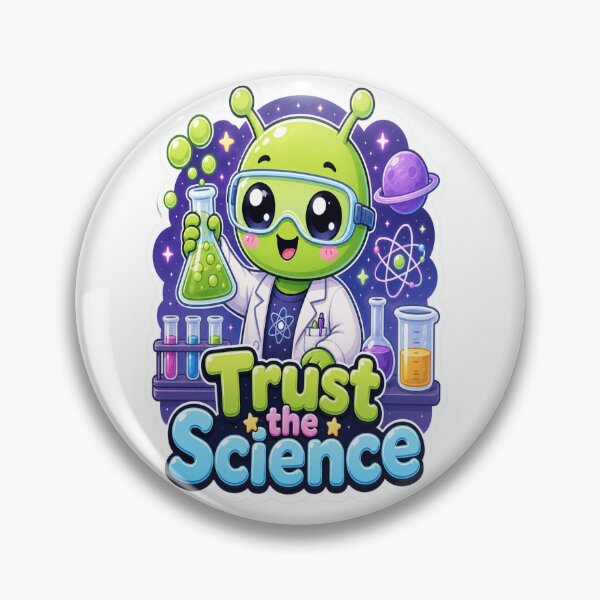 Item preview, Trust the Science Alien Scientist designed and sold by Ruamid.