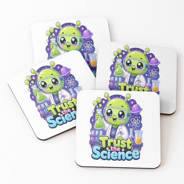 Item preview, Trust the Science Alien Scientist designed and sold by Ruamid.