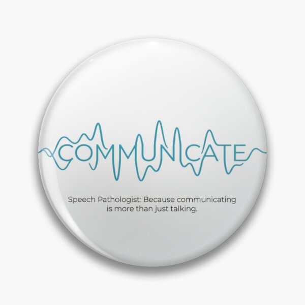 Item preview, Speech Pathologist Soundwave Art – Communicate Speech Therapy Graphic designed and sold by mentosdesigner.
