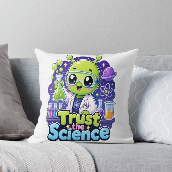 Item preview, Trust the Science Alien Scientist designed and sold by Ruamid.