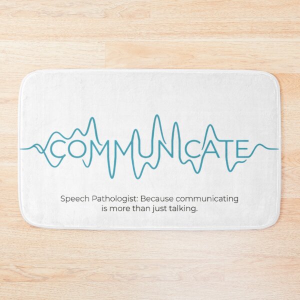 Item preview, Speech Pathologist Soundwave Art – Communicate Speech Therapy Graphic designed and sold by mentosdesigner.