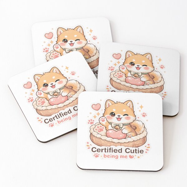 Item preview, Certified Cutie Kawaii Shiba Inu Dog designed and sold by Charul2dartist.
