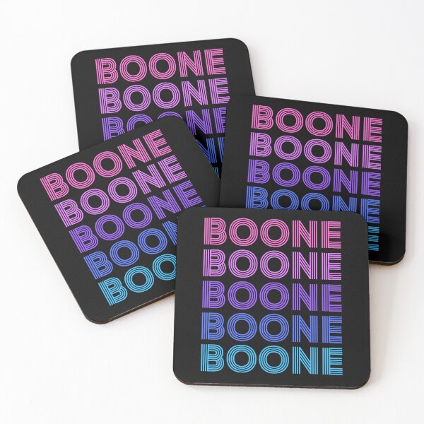 Item preview, Boone Retro Gradient Typography Minimalist Fan designed and sold by PixlCrypt.
