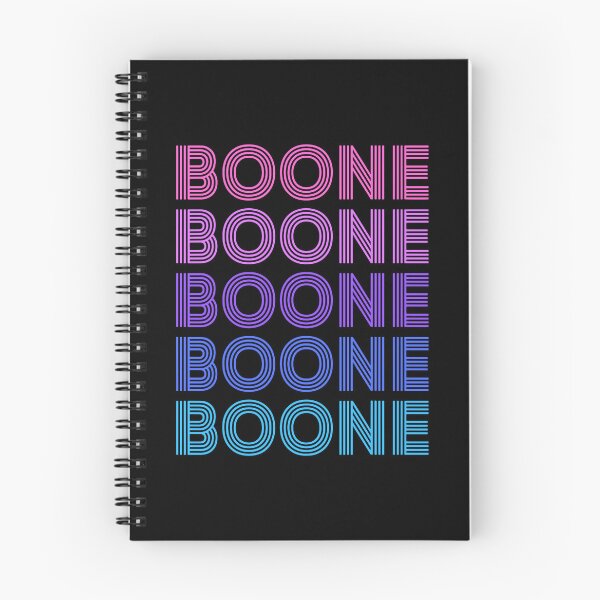 Item preview, Boone Retro Gradient Typography Minimalist Fan designed and sold by PixlCrypt.
