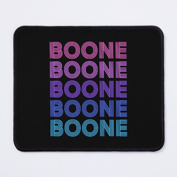 Item preview, Boone Retro Gradient Typography Minimalist Fan designed and sold by PixlCrypt.