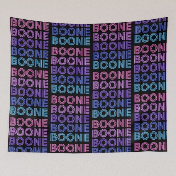 Item preview, Boone Retro Gradient Typography Minimalist Fan designed and sold by PixlCrypt.