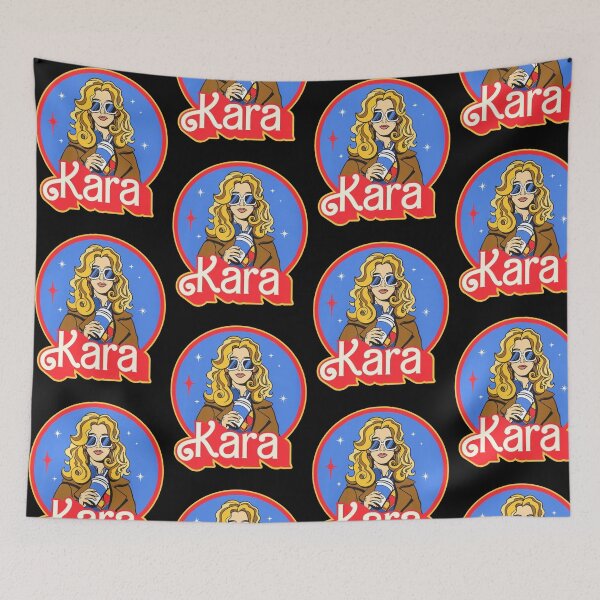 Item preview, Kara Retro Coffee Lover Vintage Cartoon Graphic designed and sold by PixlCrypt.