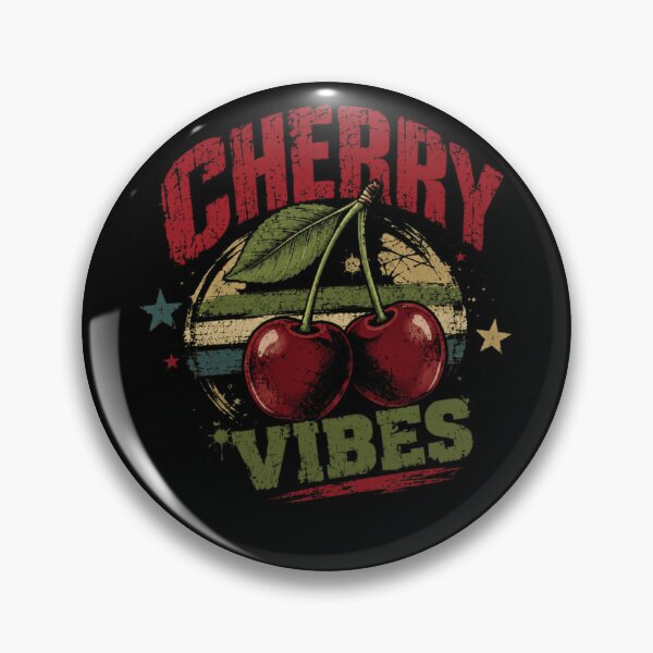 Item preview, Cherry Vibes Summer Fruit Lovers Retro Positive Mood designed and sold by HumansStuck12.