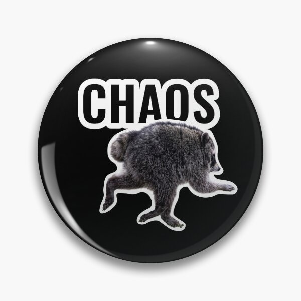 Item preview, Running Chaos Raccoon Meme designed and sold by StikerChuns.
