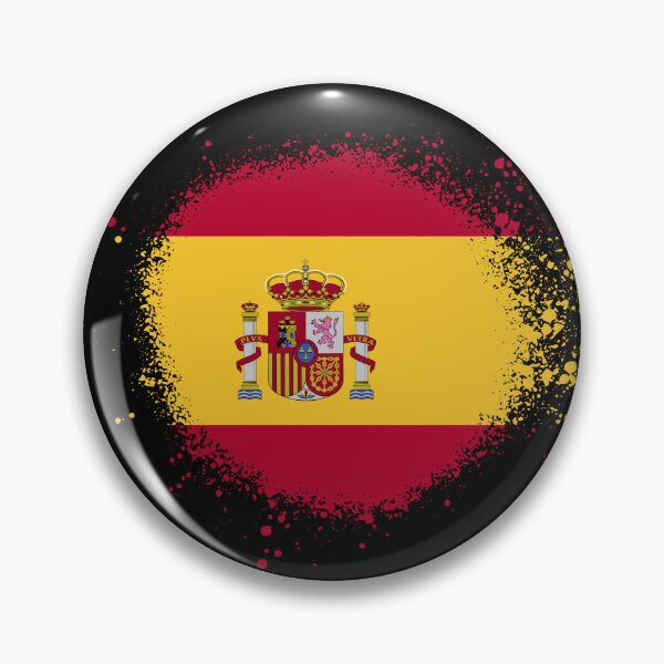 Artikelvorschau, Spanien-Flagge im Sprühfarben-Spritzer-Stil entworfen und verkauft von DelfDesign.