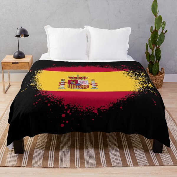 Item preview, Spain Flag Spray Paint Splatter Style designed and sold by DelfDesign.