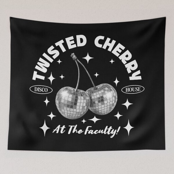 Item preview, TWISTED CHERRY - Disco Cherries (White) designed and sold by Discothreadz.