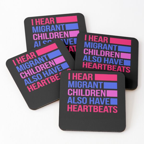 Item preview, I Hear Migrant Children Also Have Heartbeats Human Rights Protest designed and sold by PixlCrypt.