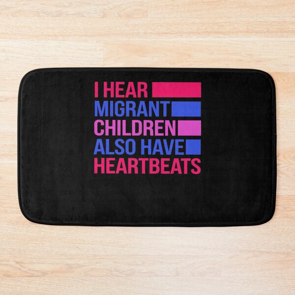 Item preview, I Hear Migrant Children Also Have Heartbeats Human Rights Protest designed and sold by PixlCrypt.