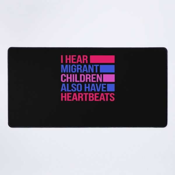 Item preview, I Hear Migrant Children Also Have Heartbeats Human Rights Protest designed and sold by PixlCrypt.
