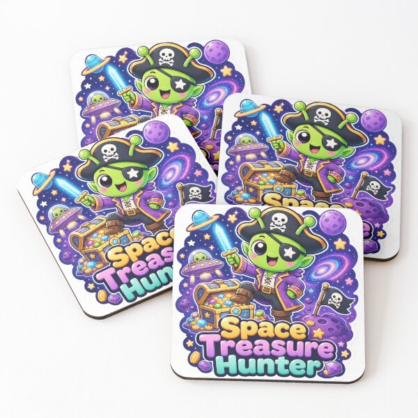 Item preview, Alien Pirate Space Treasure Hunter designed and sold by Ruamid.