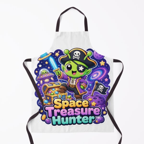 Item preview, Alien Pirate Space Treasure Hunter designed and sold by Ruamid.