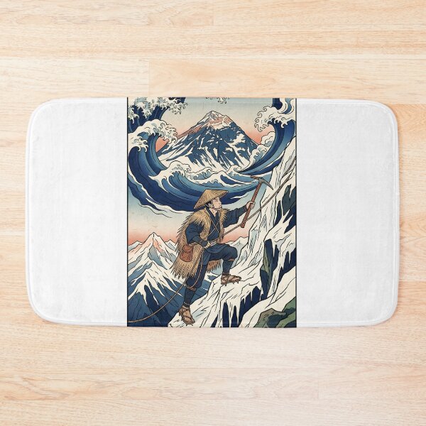 Item preview, Himalayan Mountaineering Great Wave Style Japanese Alpine Climb Essential T-Shirt designed and sold by pawsome purrfect.