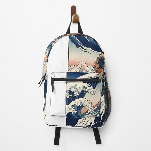 Item preview, Himalayan Mountaineering Great Wave Style Japanese Alpine Climb Essential T-Shirt designed and sold by pawsome purrfect.