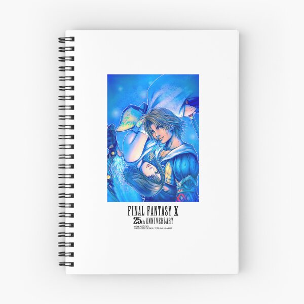 Item preview, Final Fantasy X 25th Anniversary Yuna Tidus Blue Fantasy Art designed and sold by PixlCrypt.