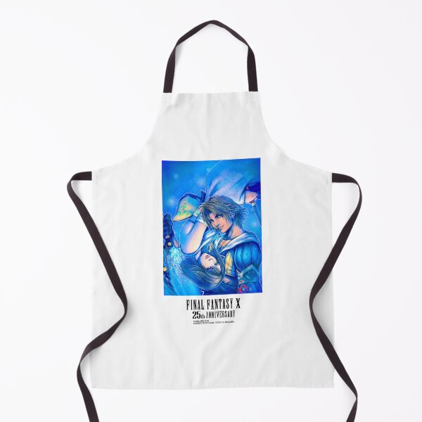 Item preview, Final Fantasy X 25th Anniversary Yuna Tidus Blue Fantasy Art designed and sold by PixlCrypt.