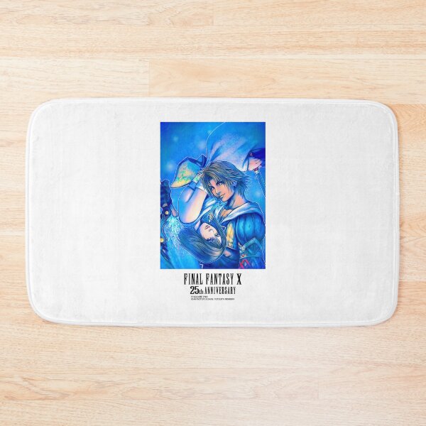 Item preview, Final Fantasy X 25th Anniversary Yuna Tidus Blue Fantasy Art designed and sold by PixlCrypt.