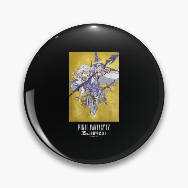 Artikelvorschau, Final Fantasy IV 35. Jubiläum – Klassische JRPG-Kunst von Cecil Kain entworfen und verkauft von PixlCrypt.