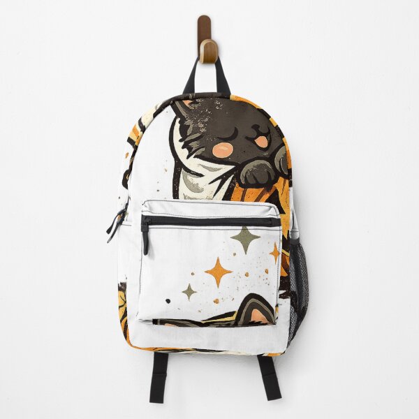 Item preview, Cute Ghost Black Cat Sleeping in Jack O' Lantern | Kawaii Halloween Kitty designed and sold by Ghostly Cats.