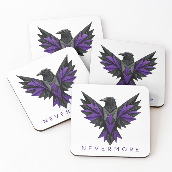 Item preview, Edgar Allan Poe – Purple Origami Nevermore Raven designed and sold by Fenay Designs.