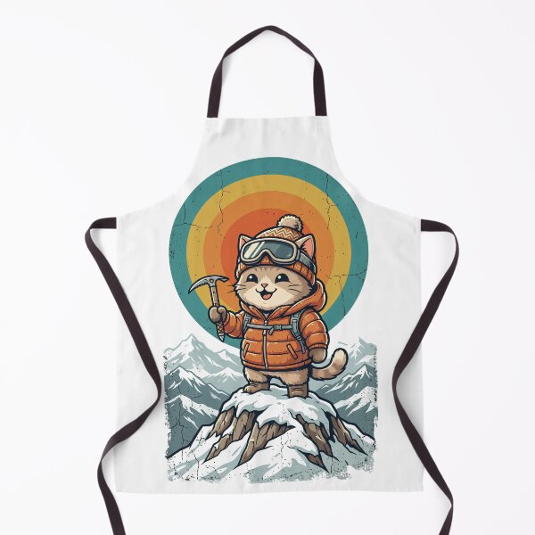 Item preview, Himalayan Mountaineering Cute Summit Cat Alpine Explorer Essential T-Shirt designed and sold by pawsome purrfect.
