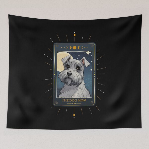 Item preview, Funny Standard Schnauzer Tarot Card Dog Mothers Day Mom designed and sold by rafaeltto.